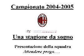 Milan Campionato 2004 2005