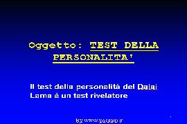 Test Personalita